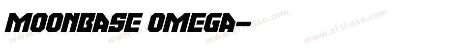 Moonbase Omega字体转换